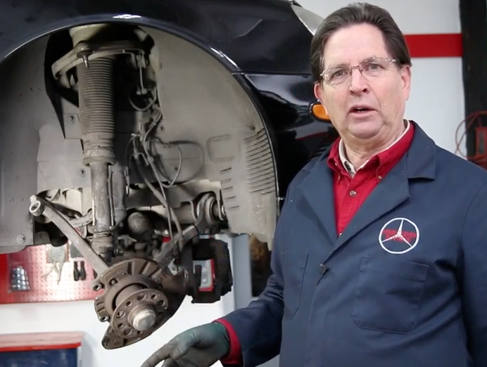 2000 to 2006 Airmatic Front Suspension Loose Suspension Problem